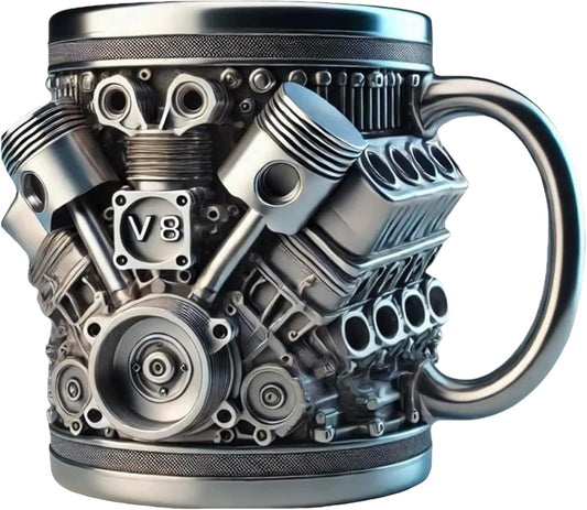 V8 Engine Mug